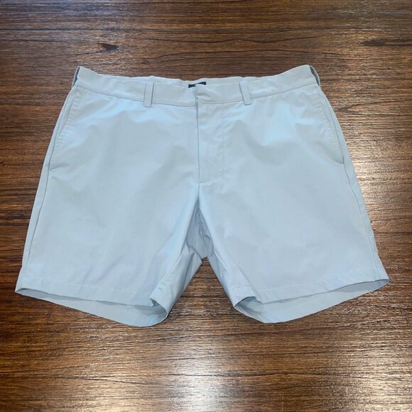 J.Crew Factory Men's Sz 33 Tech Shorts 7" Slate Blue Gray Lightweight AL095 - Picture 1 of 12